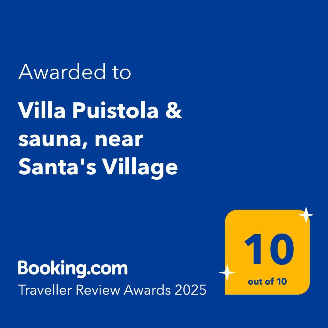 Villa Puistola & Sauna, Near Santa'S Village Rovaniemi Exterior foto